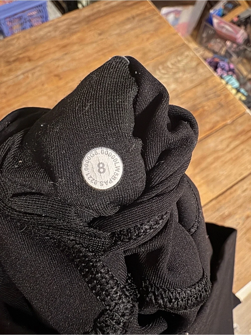 Lululemon Black High Rise Leggings Size 8 Wunder Train Under Yoga